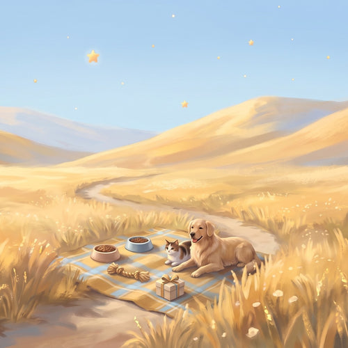 I Love Pets Paradise — brand illustration