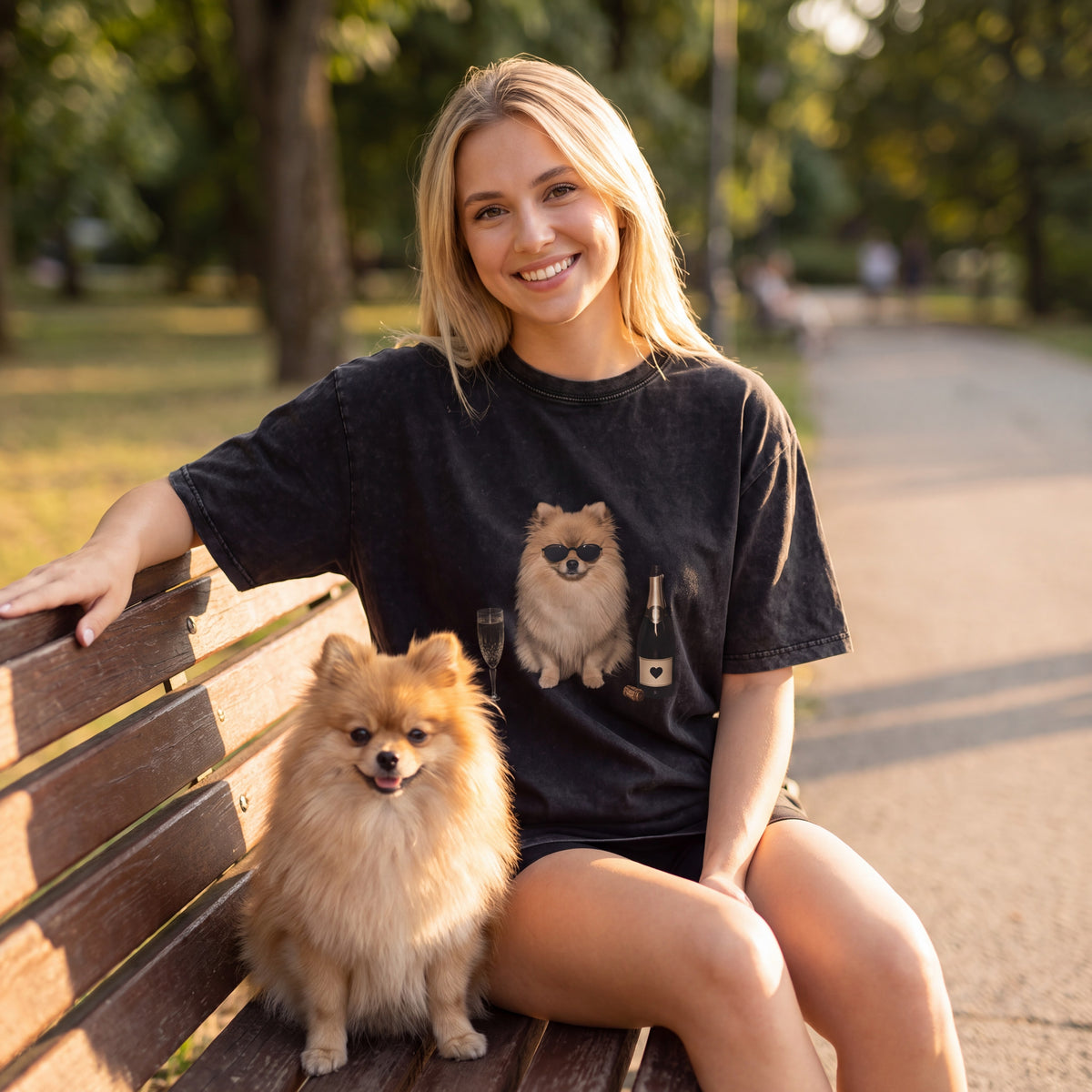Aura Dog tee — front print