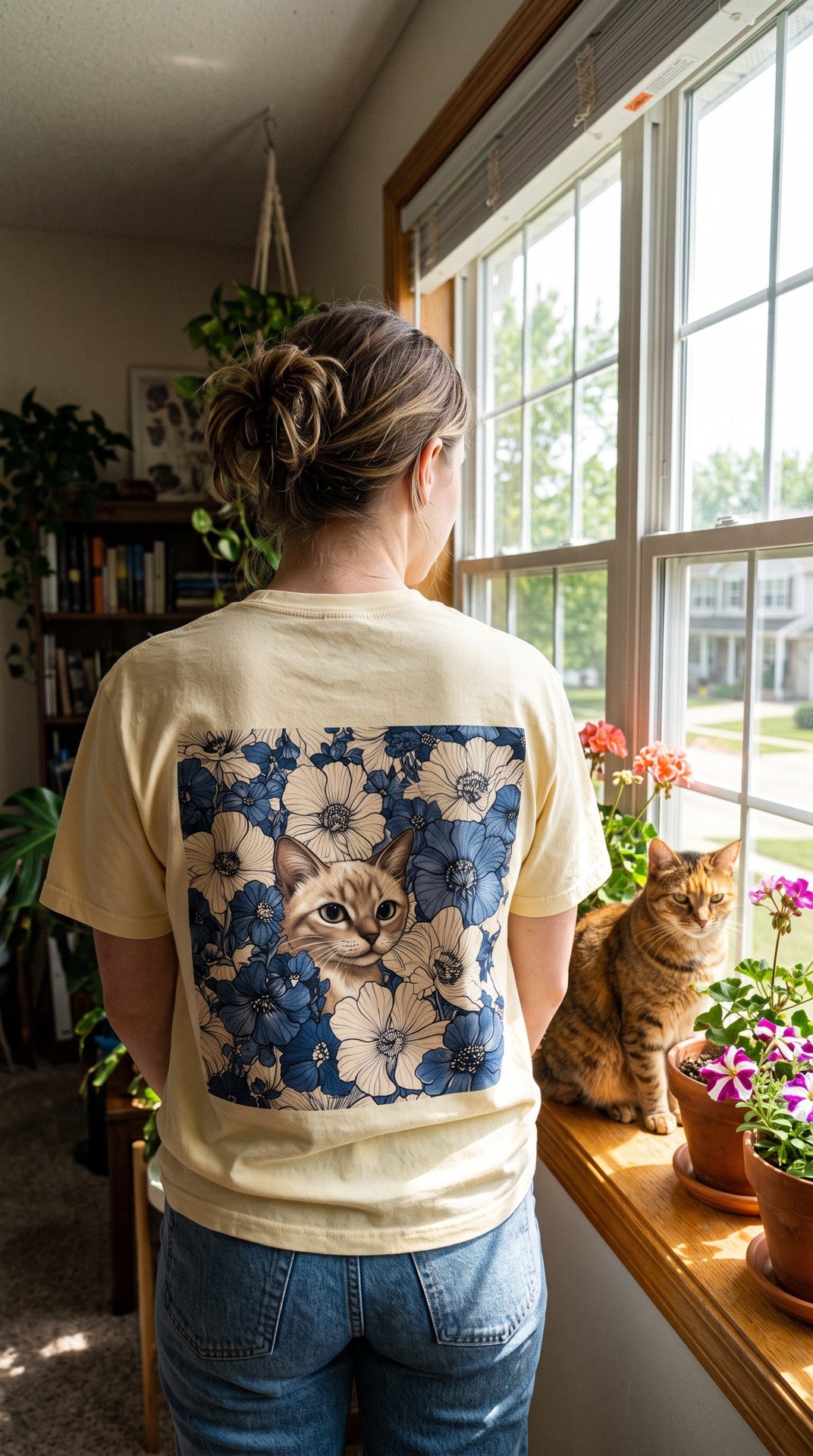 Flower cat